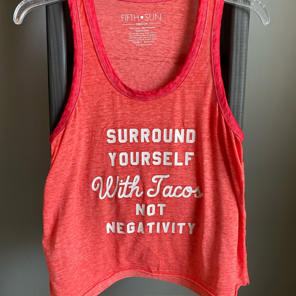 Surround Yourself with Tacos not Negativity tee